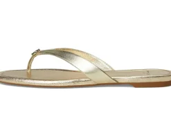 Kate Spade New York Spade Flower Flip Flop Sandal Pale Gold Discount