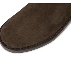 Kate Spade New York Spade Flower Garden Suede Moto Boots Burnt Sage