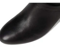 Kate Spade New York Spade Flower Smooth Leather Heeled Ankle Bootie Black Discount