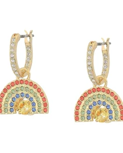 Women SWAROVSKI Sparkling Dance Rainbow Pierced Earrings