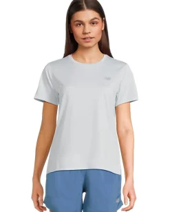 New Balance Sport Essentials T-Shirt Frosted Glass Discount