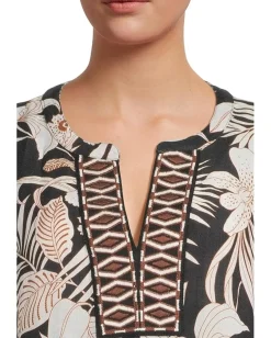 Women Tommy Bahama Stamped Lucia Blooms Tunic Dress