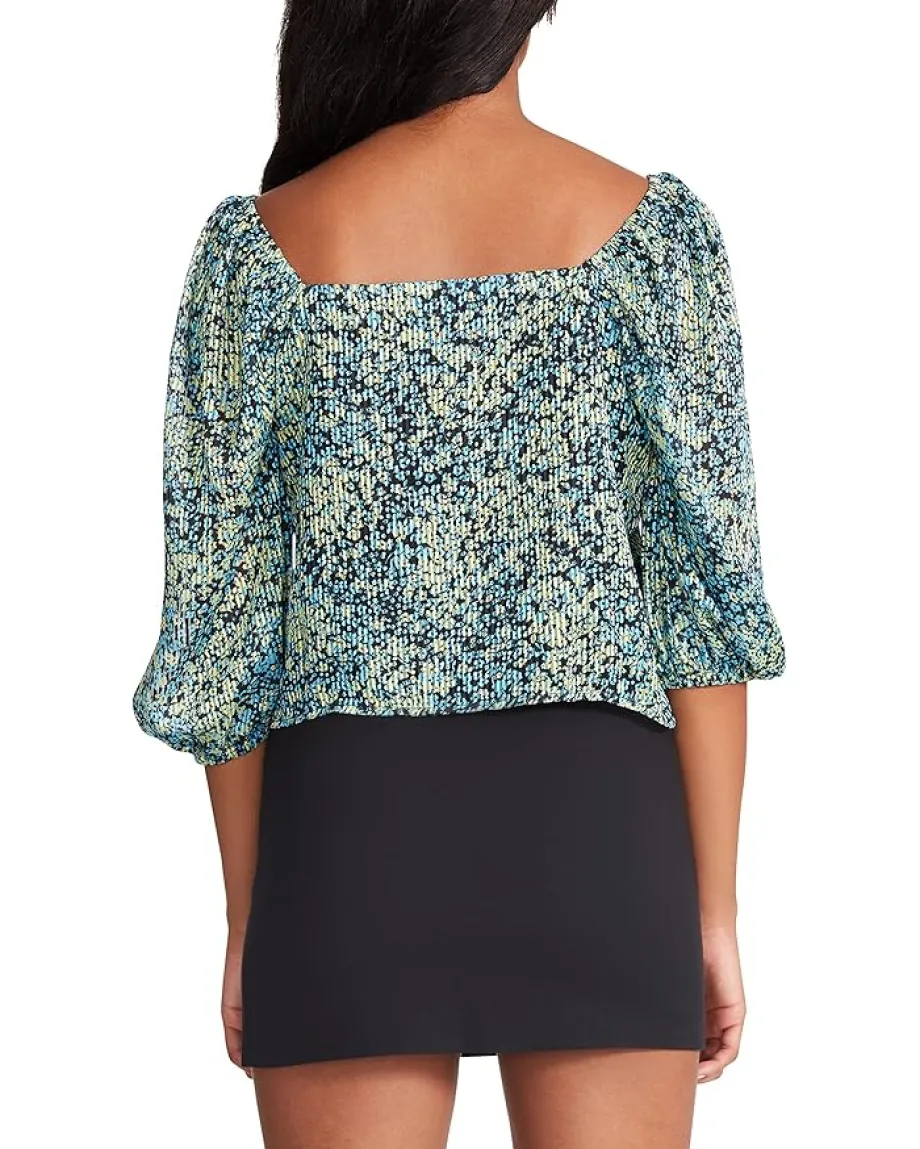 Steve Madden Stevie Top Black Multi Hot