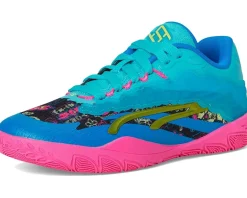 PUMA Stewie 3 Basketball Shoes Bright Aqua/Fluro Pink Pes/Puma Black Outlet