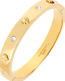 Women Kurt Geiger London Stone Hinge Bangle Bracelet