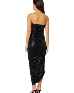 Norma Kamali Strapless Diana Gown Black Hot
