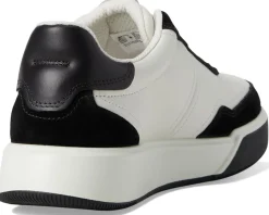 ECCO Street Court Sneaker Black/White/Black Clearance