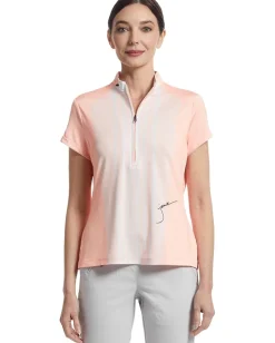 Women Jamie Sadock Stripe Hype Short Sleeve Top