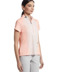 Women Jamie Sadock Stripe Hype Short Sleeve Top