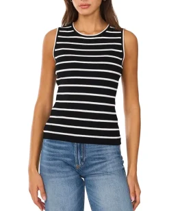 Women Vince Camuto Stripe Tank With Tipping