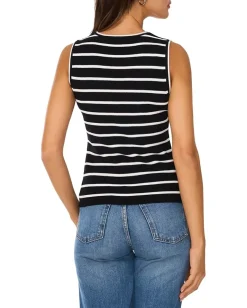Women Vince Camuto Stripe Tank With Tipping