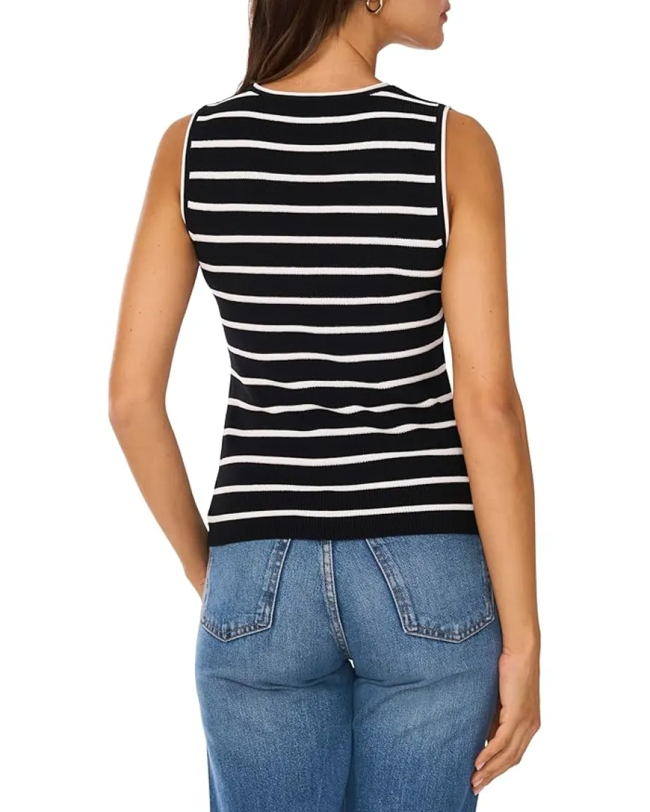 Women Vince Camuto Stripe Tank With Tipping