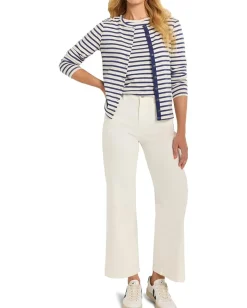 NIC+ZOE Striped Boat Tank Blue Multi Hot