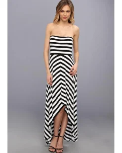 Women Calvin Klein Striped Bra Cup Dress
