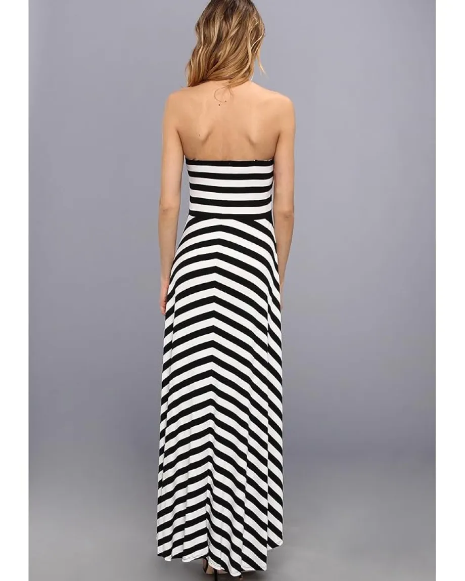 Women Calvin Klein Striped Bra Cup Dress