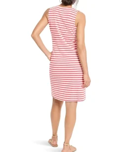 Women NIC+ZOE Striped Sleeveless V-Neck Dress