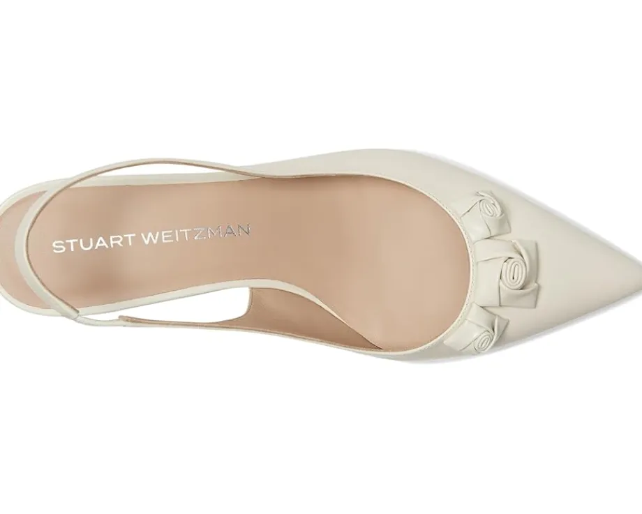 Stuart Weitzman STRT ROSIE SLNGBK 35 Cream Hot