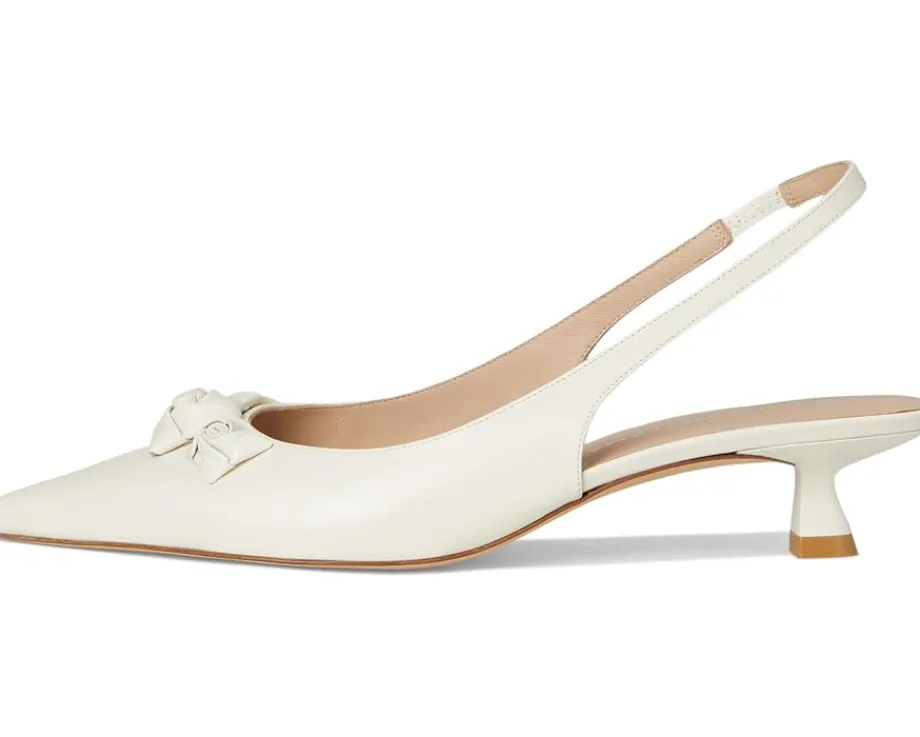 Stuart Weitzman STRT ROSIE SLNGBK 35 Cream Hot