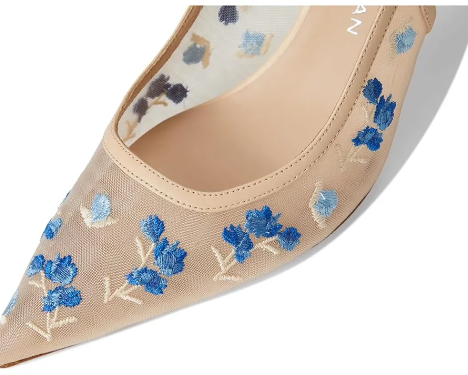 Stuart Weitzman Stuart Power Slingback 75 Cielo Multi/Barely Beige Discount