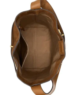 Women Madewell Suede Belted Essentials Bucket Tote