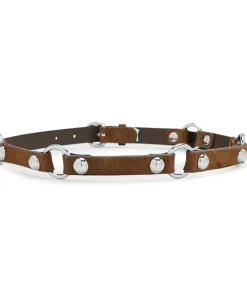 Madewell Suede Large Stud Belt Dried Acorn Online