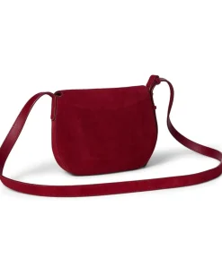 Madewell Suede Sm Dakota Saddle Crossbody Garnet Stone Best