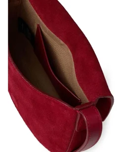 Madewell Suede Sm Dakota Saddle Crossbody Garnet Stone Best