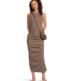 Lauren Ralph Lauren Suede Small Tasha Crossbody Bag Dark Hickory