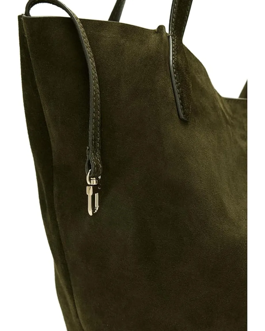 Madewell Suede Soft Grain Shopper Dried Olive Sale