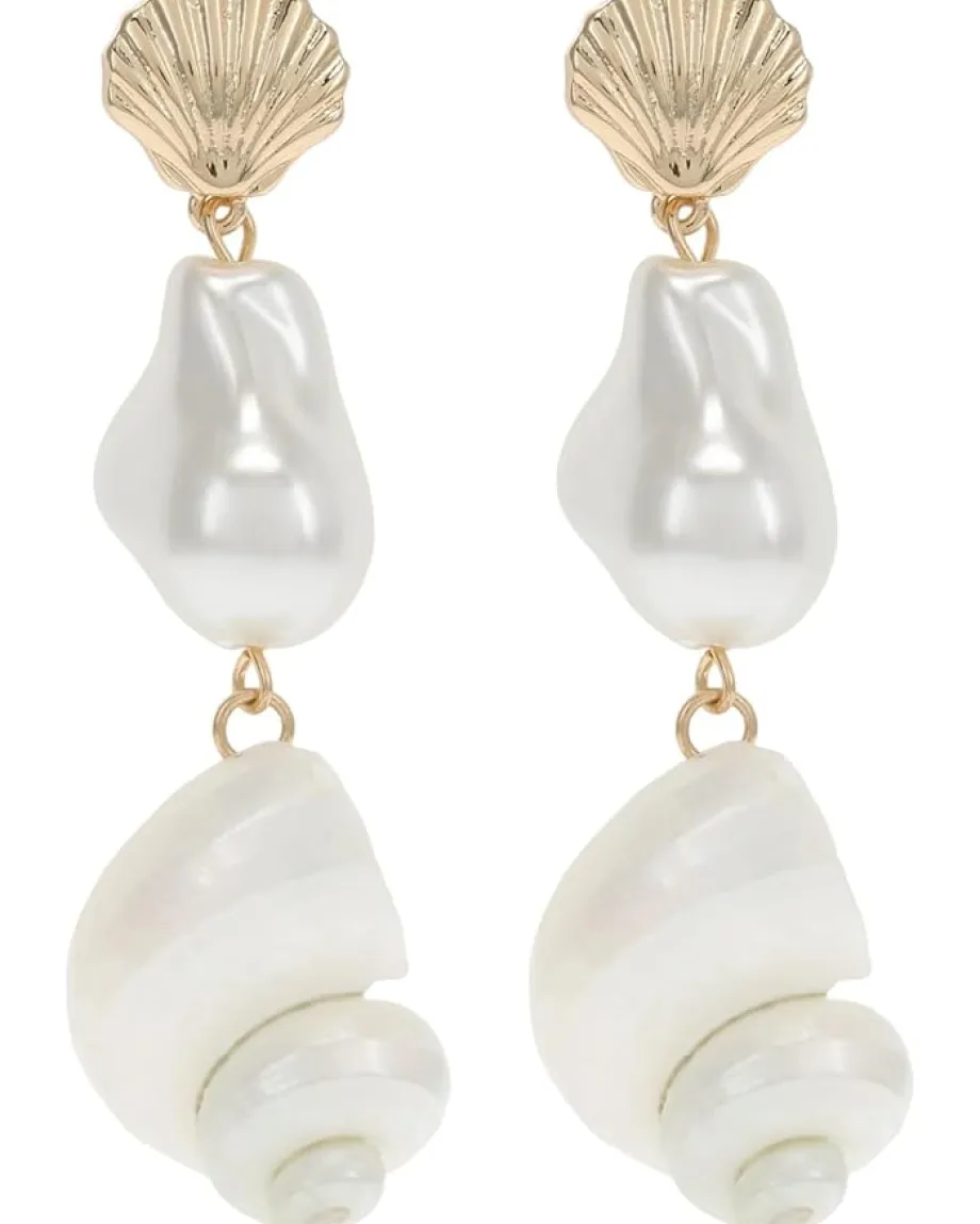 Lilly Pulitzer Summer Serenade Drop Earrings Resort White Sale