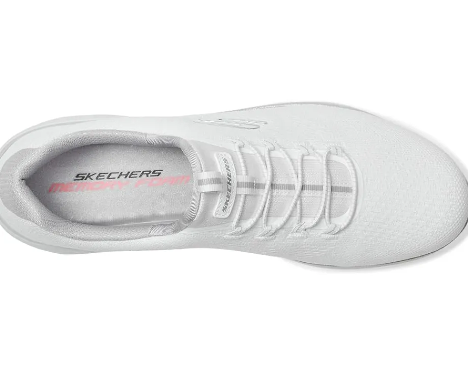 SKECHERS Summits White Silver Clearance
