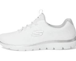 SKECHERS Summits White Silver Clearance