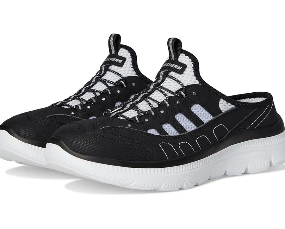 SKECHERS Summits Plus - Cosmic Sparkle Black White Outlet
