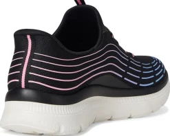 SKECHERS Summits Plus Hands Free Slip-INS Black Multi New