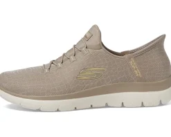 SKECHERS Summits-Classy Night Hands Free Slip-Ins Taupe/Gold Outlet