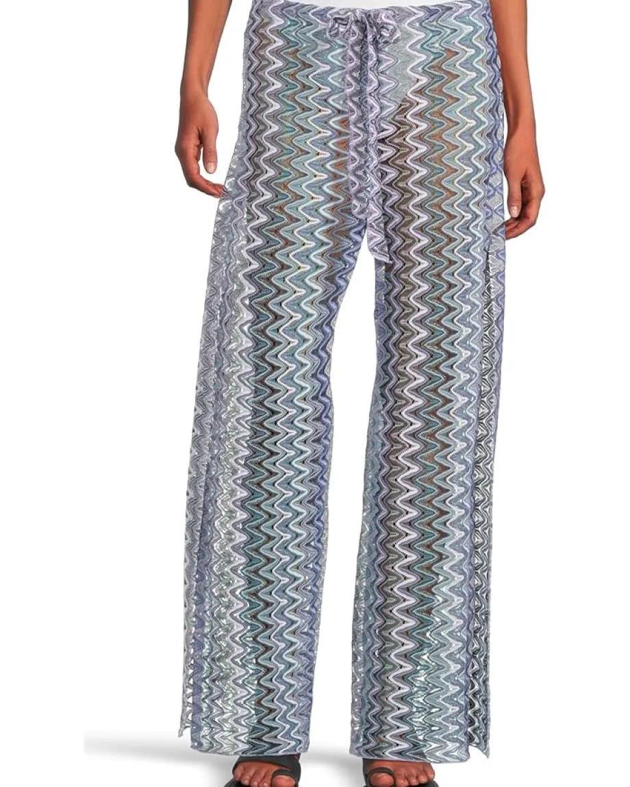 Women BECCA Sundown Crochet Split Leg Pants