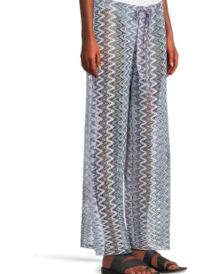 Women BECCA Sundown Crochet Split Leg Pants