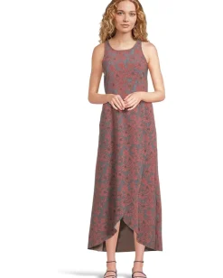 Toad&Co Sunkissed Maxi Dress Silver Pine Floral Print Discount