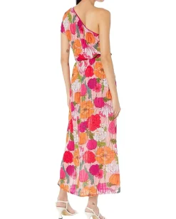Women Trina Turk Sunny Bloom One Shoulder Maxi