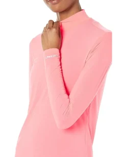 Women Jamie Sadock Sunsense® Mandarin Collar Layering Shirt