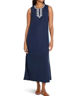 NIC+ZOE Sunset Soiree Dress Dark Indigo Clearance