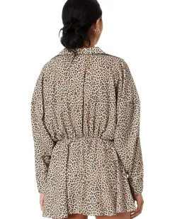 Women Norma Kamali Super Oversized Boyfriend NK Shirt Flared Mini Dress