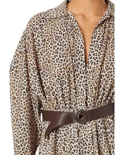 Women Norma Kamali Super Oversized Boyfriend NK Shirt Flared Mini Dress