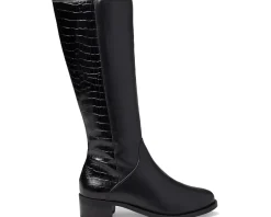 David Tate Superior Black Croc Best