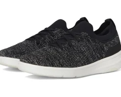 Women FitFlop Super-Q Knit Slip-On Laced Sneakers