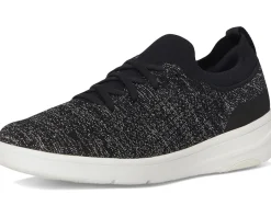 Women FitFlop Super-Q Knit Slip-On Laced Sneakers