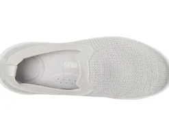FitFlop Super-Q Knit Slip-Ons Arctic Grey/Silver Hot