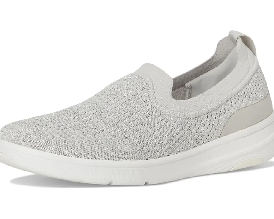 FitFlop Super-Q Knit Slip-Ons Arctic Grey/Silver Hot