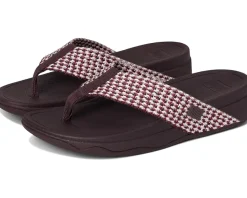 Women FitFlop Surfa Multi-Tone Webbing Toe-Post Sandals