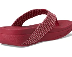 Women FitFlop Surfa Multi-Tone Webbing Toe-Post Sandals